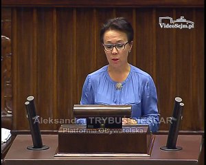 Poseł Aleksandra Trybuś-Cieślar - Wystąpienie z dnia 24 wrze�nia 2015 roku.