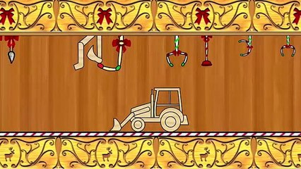 Santa's Workshop 'backhoe' L'atelier de Noël 'tractopelle'