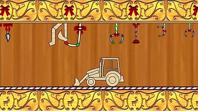 Santa's Workshop 'backhoe' L'atelier de Noël 'tractopelle'