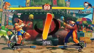 Batalla de Ultra Street Fighter IV: Adon vs Vega