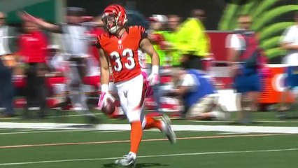 Bengals Dalton to Burkhead for 27 yards