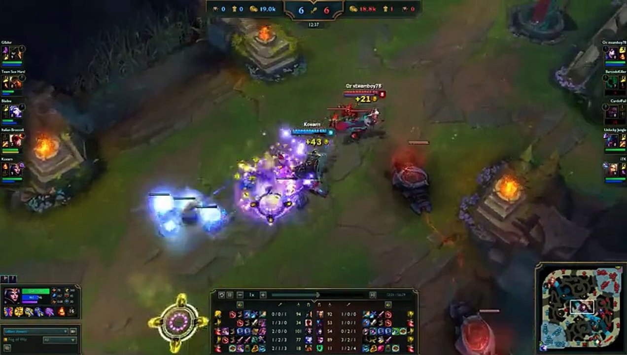 [LOL EXA] SKT T1 Faker - LeBlanc vs Ahri - EUW LOL SoloQ Highlights