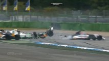 Big Start Crash 2015 ADAC Formula 4 Hockenheim Race 3