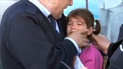 A Little Syrian Girl Crying in Turkey,.....Absolutely heartbreaking