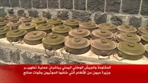 المقاومة اليمنية تطهر جزيرة ميون من الألغام