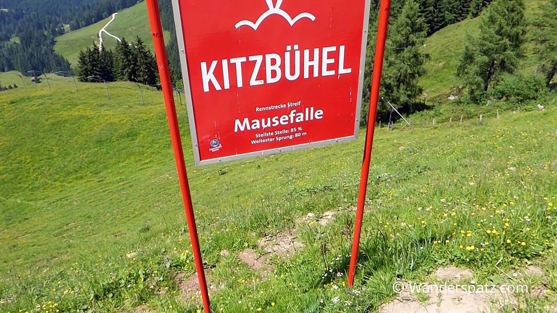 Wandern auf der Streif in Kitzbühel (Hahnenkamm-Rennen Österreich) - video  Dailymotion