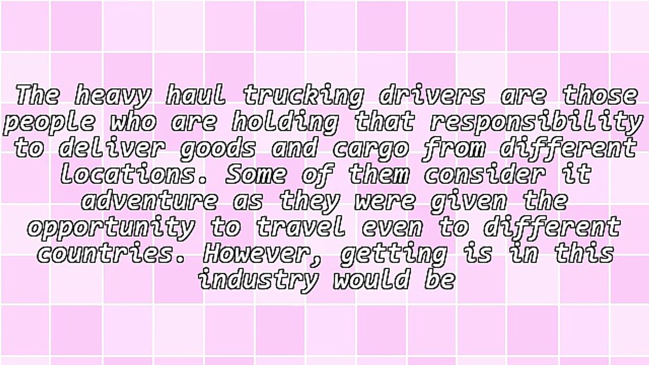 Qualified Applicants Of Heavy Haul Trucking