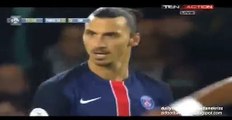 Zlatan Ibrahimovic Big chance | PSG v. Marseille 04.10.2015 HD