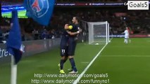 Zlatan Ibrahimovic Amazing 2nd Goal PSG 2-1 Marseille - Ligue 1