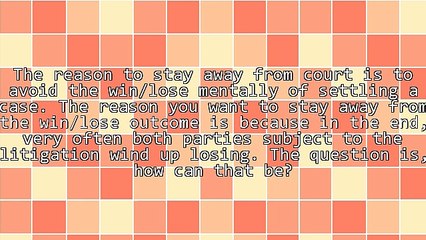 In Lieu of Court and Hardball Litigators