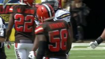 Browns Christian Kirksey 7-yard sack