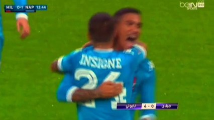 أهداف مباراة ميلان ونابولي في الدوري الإيطالي