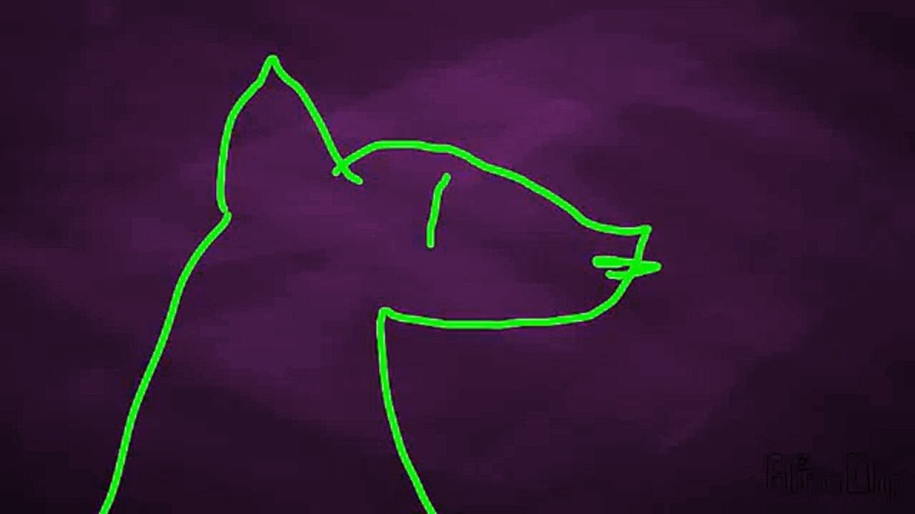 Wolf howling animation test