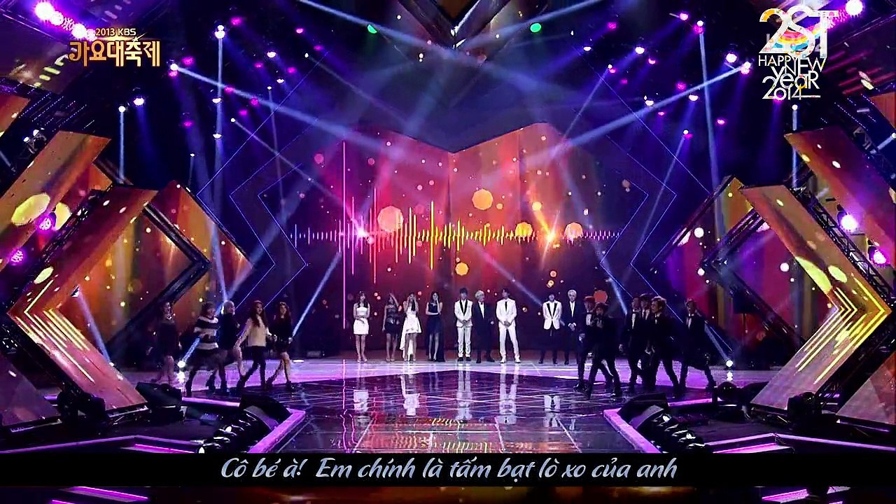 [Vietsub - 2ST] [131227] KBS Gayo Daejun - Opening Stage - Bounce - All Artists