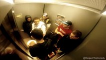 Air Horn In The Elevator PRANK Funny Pranking Video 2014 (The Halfway Mainstream)