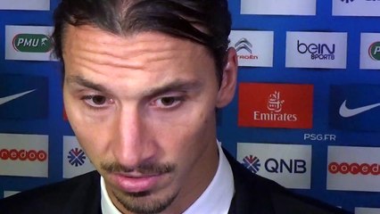 PSG - La réaction à chaud de Zlatan Ibrahimovic