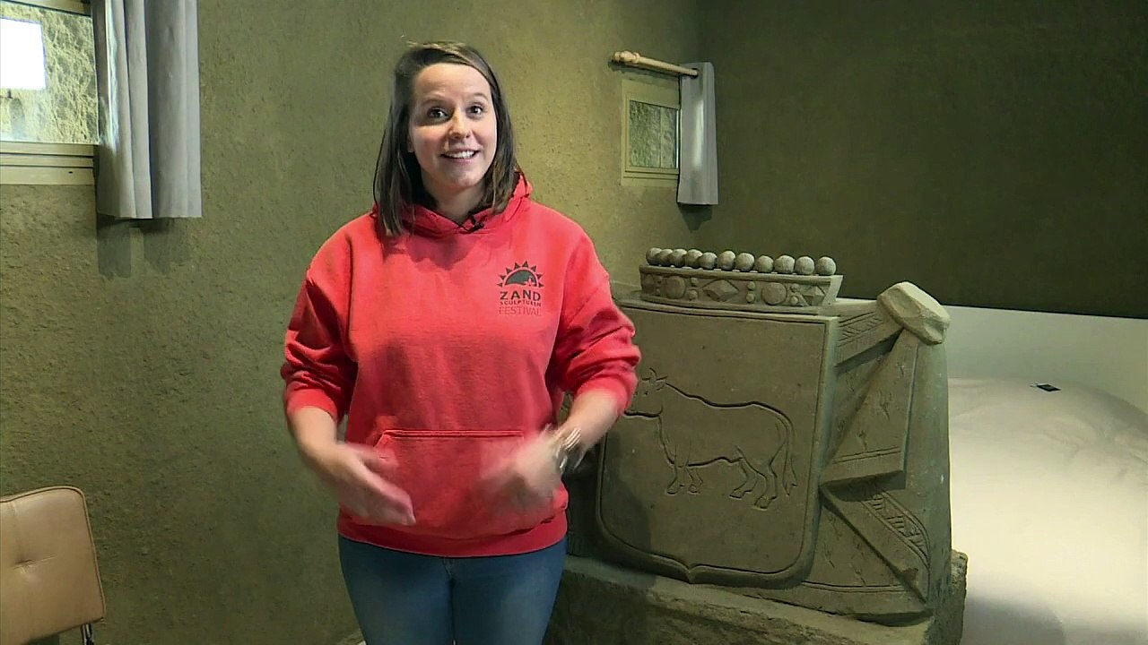 Weltweit erstes Hotel aus Sand in den Niederlanden