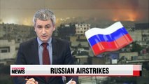 Russia intensifies air strikes in Syria as Assad speaks out