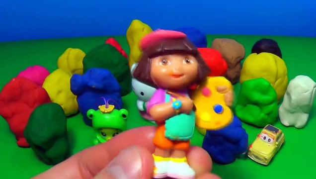 Play Doh surprise Cars The SMURFS SpongeBob ANGRY BIRDS SpiderMan Disney Princess HELLO KITTY surpri [Full Episode]