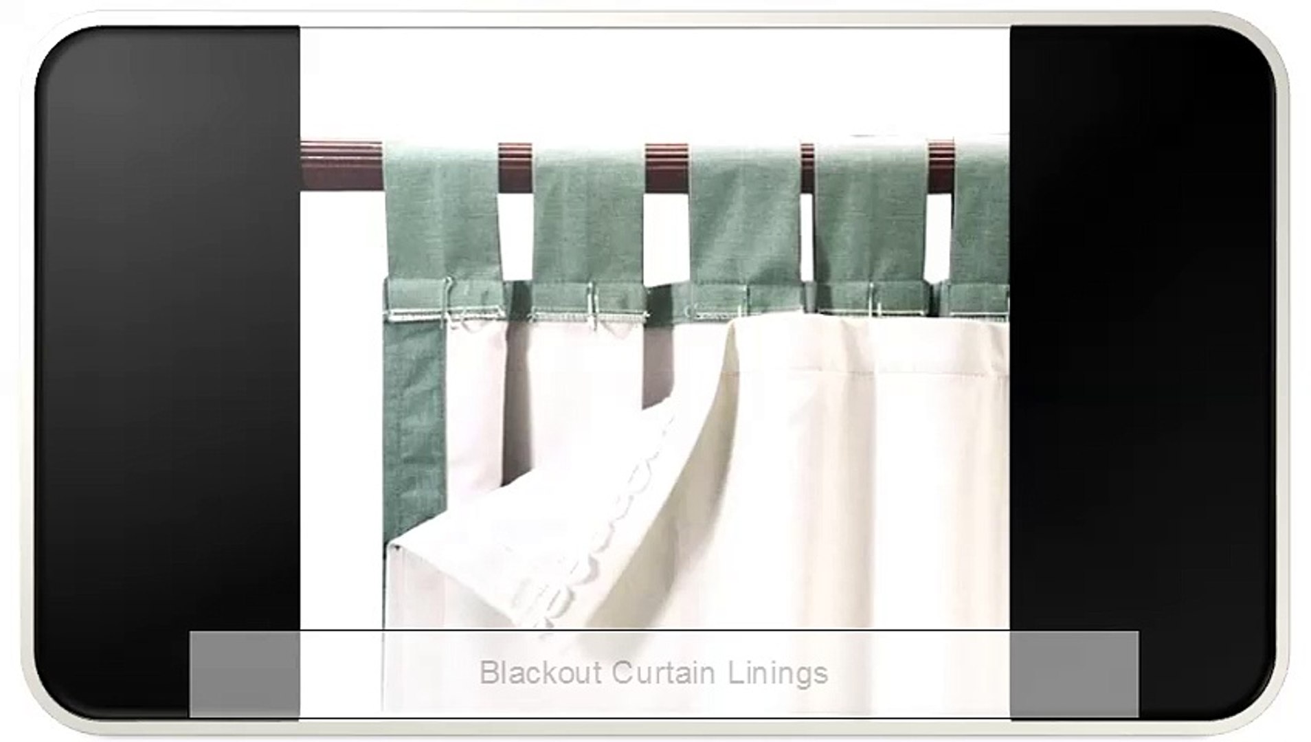 Blackout Curtain Linings Video Dailymotion
