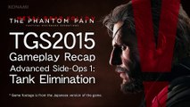 Metal Gear Solid V : The Phantom Pain - TGS 2015 Side Ops 1 Tank Elimination