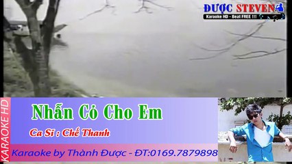 Nhẫn Cỏ Cho Em - Chế Thanh-Thanh Son HD (FuLL Beat)1080p