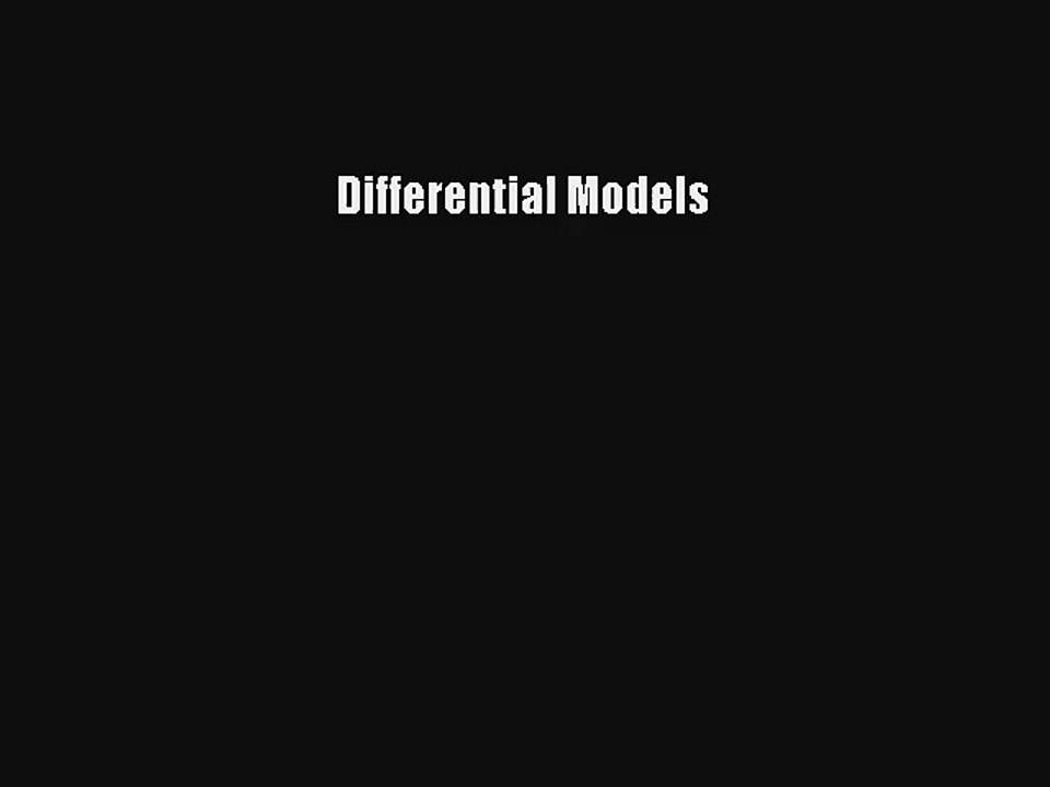 AudioBook Differential Models Online