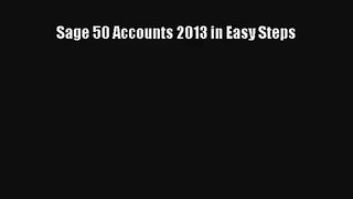 Sage 50 Accounts 2013 in Easy Steps FREE Download Book