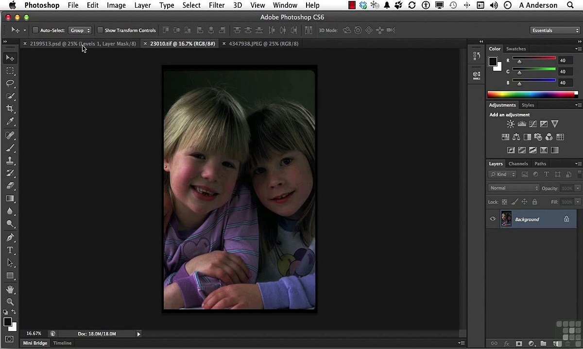 PhotoShop - Opening Multiple Images - 04-03