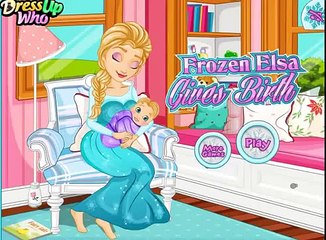 Vídeos de Frozen -Hija Elsa Frozen - El nacimiento de la hija de Elsa Frozen - BABY GAME