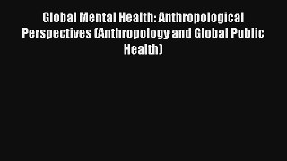 Global Mental Health: Anthropological Perspectives (Anthropology and Global Public Health)#