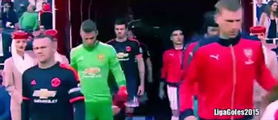 Arsenal vs Manchester United 3-0 All Goals 2015 HD -2015مباراة ارسنال و مانشستر يونايتد
