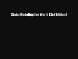 AudioBook Stats: Modeling the World (3rd Edition) Free