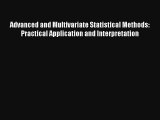 AudioBook Advanced and Multivariate Statistical Methods: Practical Application and Interpretation