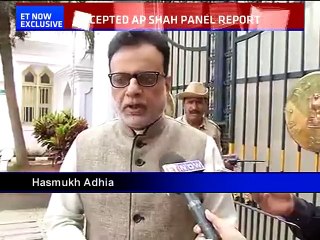 Revenue Secretary Hasmukh Adhia speaks on black money