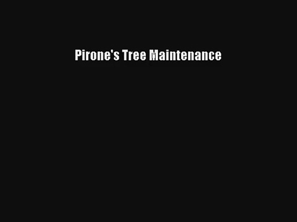 Pirone's Tree Maintenance