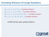 GMAT Math - Counting the Divisors of Really Large Numbers