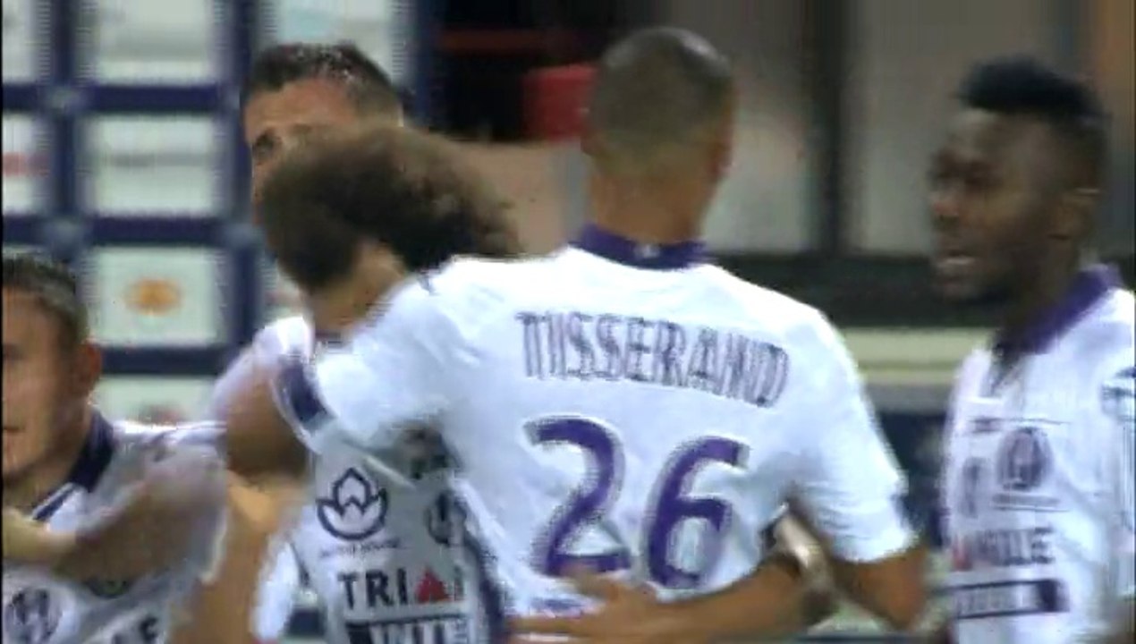 L'ouverture du score de Martin Braithwaite contre le Gazelec Ajaccio