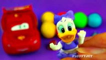 Play-Doh Squinkies Surprise Eggs Cars 2 Lightning McQueen Minnie Mouse Daisy Duck Smurfs FluffyJet [Full Episode]