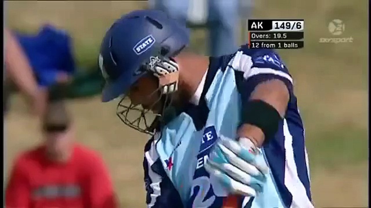 12 runs needed off 1 ball - Team wins Most Amazing Finish Ever