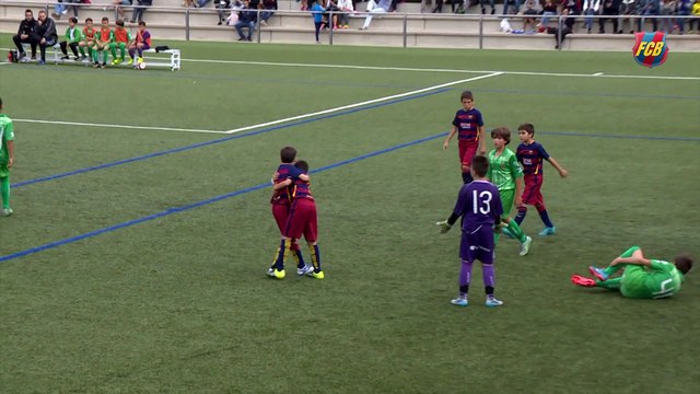 FCB Masia-Academy: Spectacular goal (Aleví A vs Cornellà)