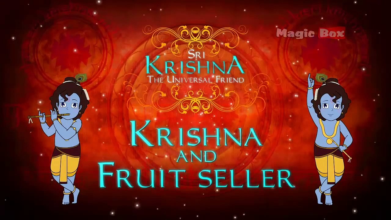 Krishna And Fruit Seller - Sri Krishna In Hindi - Animated/Cartoon Stories For Children