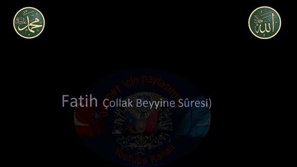 Fatih Çollak Beyyine SURESİ