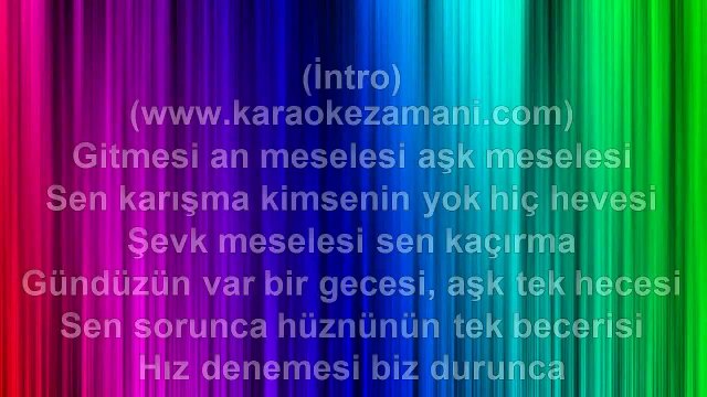Hande Yener - An Meselesi - (2013) TÜRKÇE KARAOKE