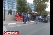 Hasan Ferit Gedik davasında adliye önünde polis müdahalesi