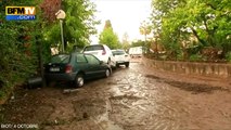 Les ravages des inondations dans les Alpes-Maritimes