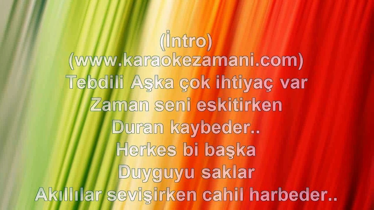 Hande Yener - Tebdil-i Aşk - (2014) TÜRKÇE KARAOKE