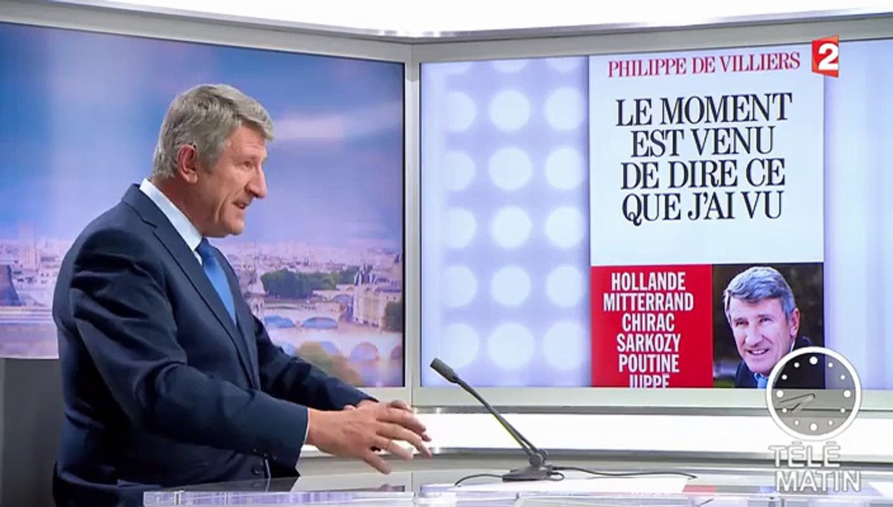 Les 4 Vérités : Philippe de Villiers : "Giscard, Chirac et Hollande sont des analphabètes de l'histoire"