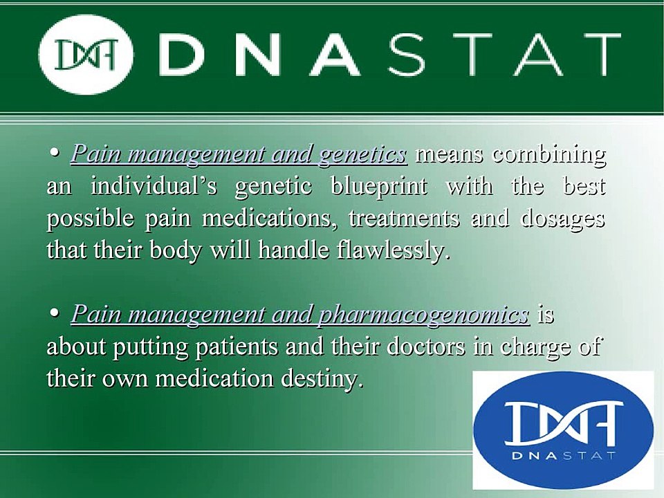 Understanding Pain Management and Pharmacogenomics