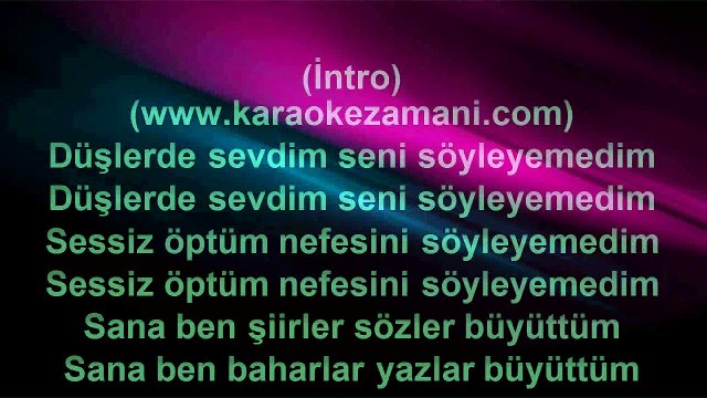 Hasan Islattı - (Alişan) - Söyleyemedim - (2013) TÜRKÇE KARAOKE